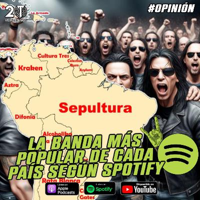 MAPA 🌎 Las bandas de ROCK Y METAL más populares de cada país según SPOTIFY ¿Adivina la de tu país? 😱