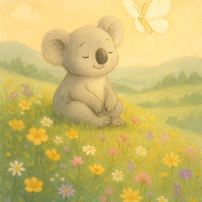 Slaapverhaal met Koobi de Koala: de Bloemenheuvel