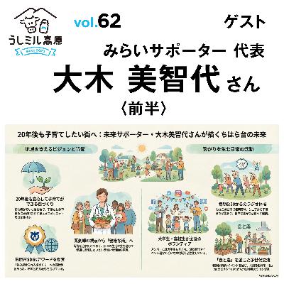 Vol.62　イベント出店情報&みらいサポーター代表大木さん【前編】