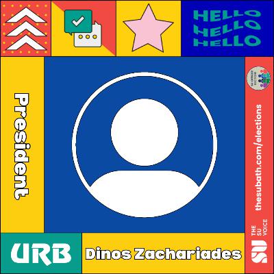 URB Interviews Dinos Zachariades - SU President Candidate 2024
