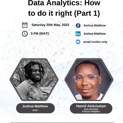 How to do Data Analytics the right way- Part 1 (How to Data Ep1) How to do Data Analytics the right way- Part 1 (How to Data Ep1)