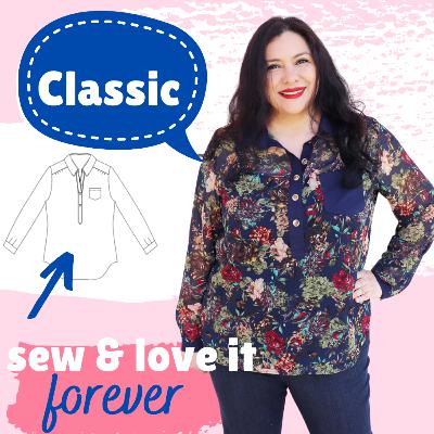 Mixing it up! = EASIER sewing! Mila Shirt (Itch to Stitch). Finger pressing, sleeves & more :)