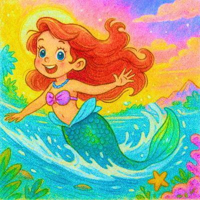 🧜‍♀️The Little Mermaid Bedtime Stories 🌊 Deep Sleep Story for Toddler with Ocean Relaxing Music
