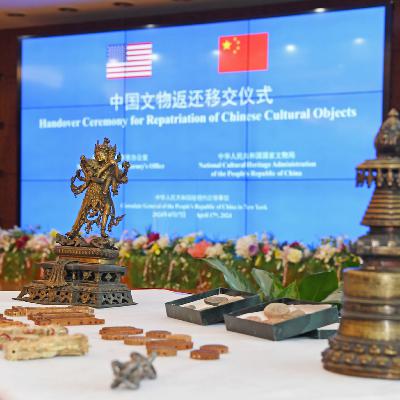 美方向中国返还38件文物艺术品 美方向中国返还38件文物艺术品
