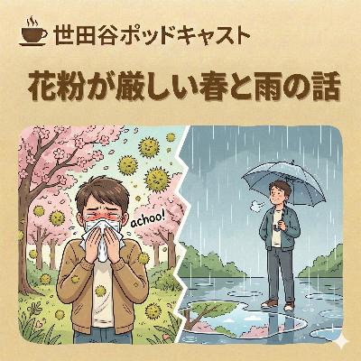 花粉が厳しい春と雨の話