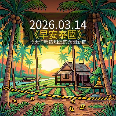 《早安泰國》2026年3月14日（六）