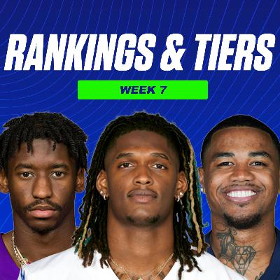 UPDATED Fantasy Football Week 7 Tiers & Rankings! QB, RB, WR, TE Breakdown + Must-Start Sleepers! (10/16 Fantasy Football Podcast( UPDATED Fantasy Football Week 7 Tiers & Rankings! QB, RB, WR, TE Breakdown + Must-Start Sleepers! (10/16 Fantasy Football Podcast(