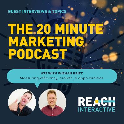 Measuring Efficiency, Growth, & Opportunities | With Wiehan Britz | 20 Minute Marketing #75