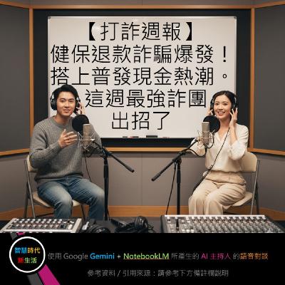 EP.194[ Podcast ] 【打詐週報】健保退款詐騙爆發！搭上普發現金熱潮，這週最強詐團出招了