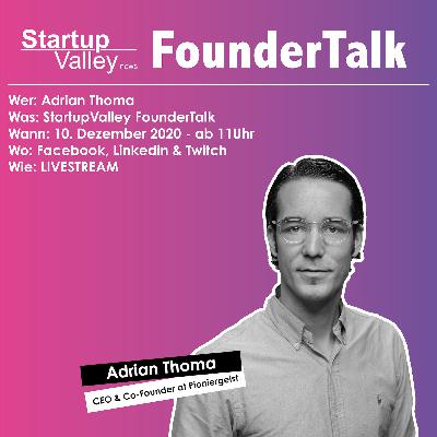 Adrian Thoma CEO & CO-Founder Pioniergeist