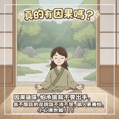 EP9｜因果循環-怕承擔就不要出手，最不應該的是說話不清不楚，讓人更害怕，小心現世報！！！