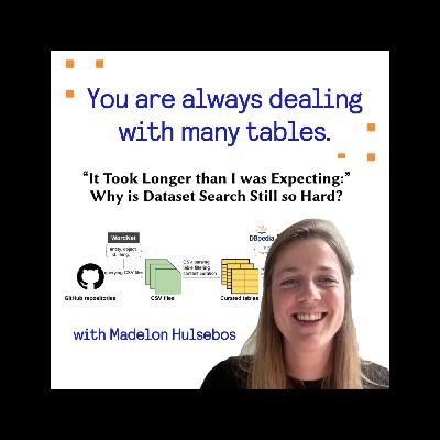 You are always dealing with many tables - with Madelon Hulsebos
