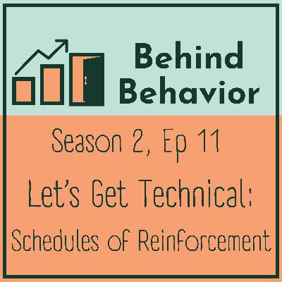 S2Ep11: Let's Get Technical: Schedules of Reinforcement S2Ep11: Let's Get Technical: Schedules of Reinforcement