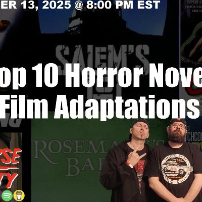 Top 10 Horror Novel Film Adaptations | Death Curse Society Top 10 Horror Novel Film Adaptations | Death Curse Society