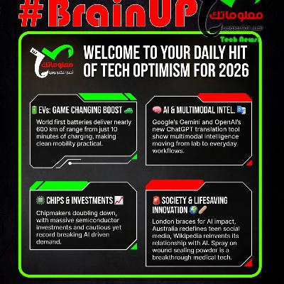 #BrainUp كبر دماغك اخبار التكنولوجيا اليوم 16 يناير 2026 #BrainUp كبر دماغك اخبار التكنولوجيا اليوم 16 يناير 2026