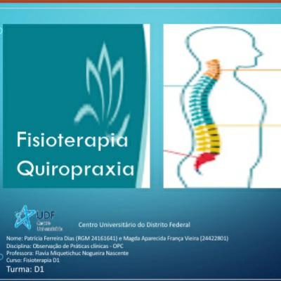 Fisioterapia em Quiropraxia
