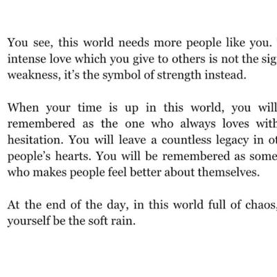 The Positive Note Short Clips, “This world needs more people like you”