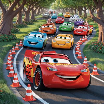 🚗🏁Rayo McQueen y la Gran Carrera del Parque🌳Audiocuentos
