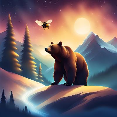 L'Ours Oscar et l'Abeille Betty cherchent un Sapin de Noël