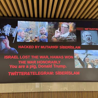 Pro-Hamas hack briefly hits Windsor airport screens and PA system