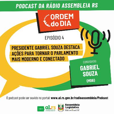 Presidente Gabriel Souza fala sobre ações à frente do Parlamento gaúcho Presidente Gabriel Souza fala sobre ações à frente do Parlamento gaúcho