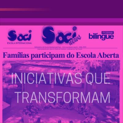 Iniciativas que transformam: um diálogo entre jornalismo e educação Iniciativas que transformam: um diálogo entre jornalismo e educação