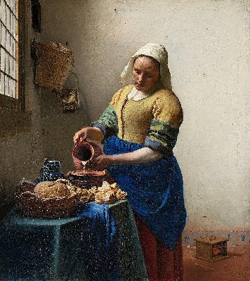 001 Vermeer’s The Milkmaid - A Dutch Oil Painting 001 Vermeer’s The Milkmaid - A Dutch Oil Painting