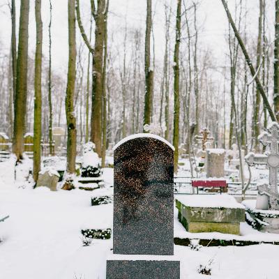 Cemetery With Snow Cemetery With Snow