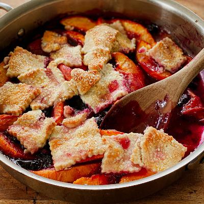 Peach Blueberry Pandowdy