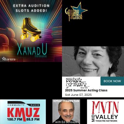 Episode 25-0516: XANADU auditions & Pentacle’s summer acting class