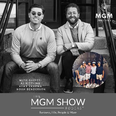 MGM #38 - College Bound w/ Noah Benderson, Ayan Sharma, and AJ Rittling