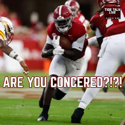 INTERESTING: Should Alabama Football Fans Be Concerned About Bama's Rushing Attack? | Tide Talk Live