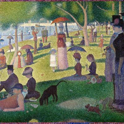 Czas na spacer – na podstawie Niedzielne popołudnie na wyspie Grande Jatte G. Seurata