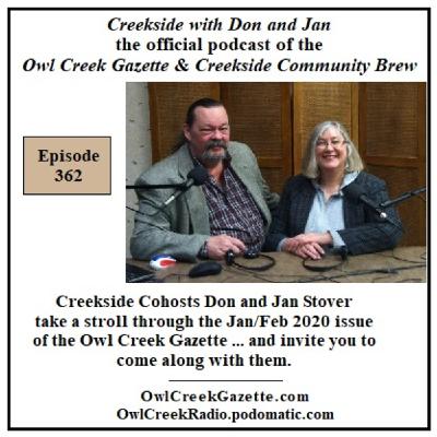 Creekside with Don and Jan, Episode 362 Creekside with Don and Jan, Episode 362