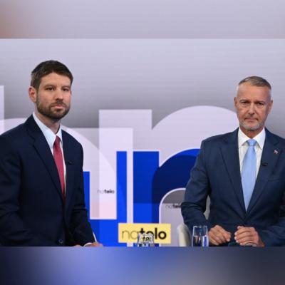 Na telo (25. 1.): Richard Raši (Hlas-SD) a Michal Šimečka (PS) Na telo (25. 1.): Richard Raši (Hlas-SD) a Michal Šimečka (PS)