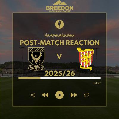 2025/26: Huntly v Formartine United