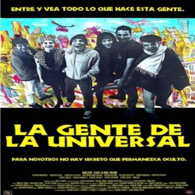 25. La gente de la Universal con Alvaro Rodriguez en Escuela de hombres.