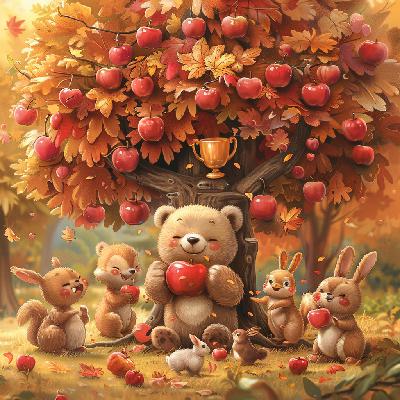 儿童故事：熊熊镇的大苹果比赛