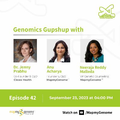 Gupshup Episode 42 - Dr Jenny Prabhu: Genomics, epigenetics, microbiome and longevity|Genomics Gupshup Ep#42 Gupshup Episode 42 - Dr Jenny Prabhu: Genomics, epigenetics, microbiome and longevity|Genomics Gupshup Ep#42