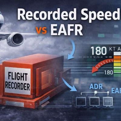 Deciphering EAFR Data: "Maximum Recorded Airspeed" vs. "As Per EAFR"