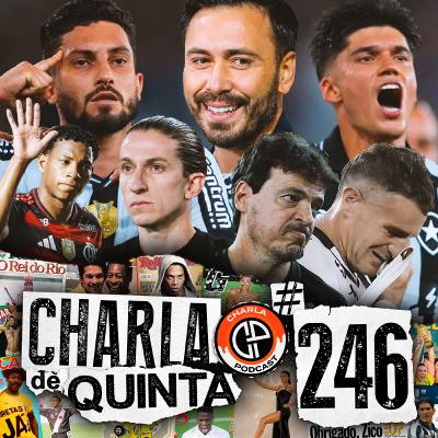 FLAMENGO EMPATA E SE COMPLICA NA DISPUTA PELO TÍTULO! BOTAFOGO ATROPELA O VASCO NO NILTON SANTOS! - CHARLA DE QUINTA #246 FLAMENGO EMPATA E SE COMPLICA NA DISPUTA PELO TÍTULO! BOTAFOGO ATROPELA O VASCO NO NILTON SANTOS! - CHARLA DE QUINTA #246