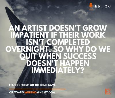 A Sculptor Wouldn't Be Impatient