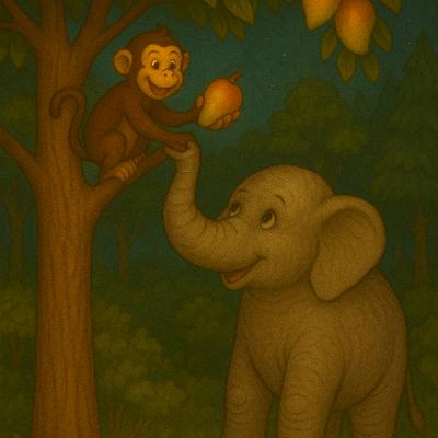 O Elefante e o Macaco