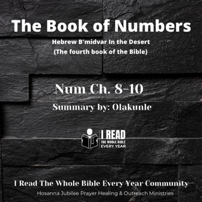 Olakunle’s Summary of Numbers 8-10 Olakunle’s Summary of Numbers 8-10