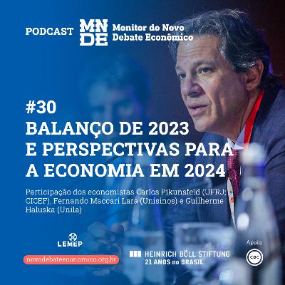 Podcast EP #30 │ Balanço de 2023 e perspectivas para a economia em 2024 Podcast EP #30 │ Balanço de 2023 e perspectivas para a economia em 2024
