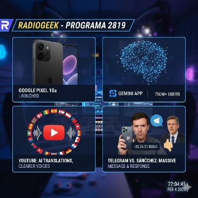 Radiogeek 2819 - CEO de Telegram contra el Presidente de España