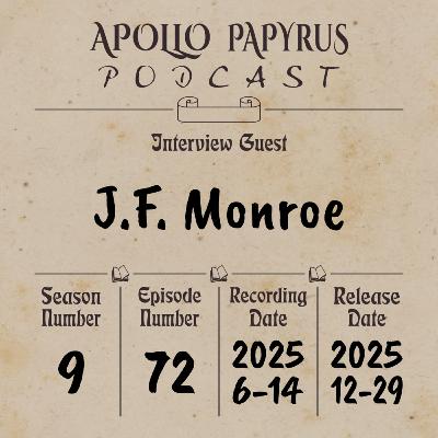 Fantasy Trilogy Writing and Storytelling with J.F. Monroe