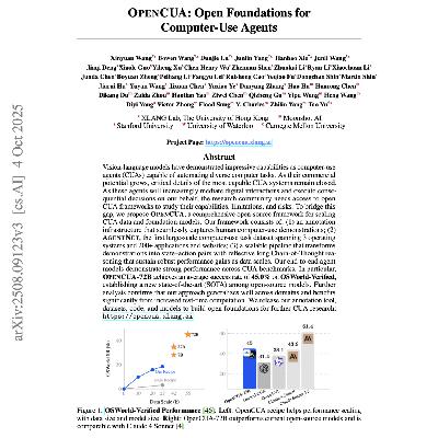 【第458期】OPENCUA：开放式计算机使用代理框架
