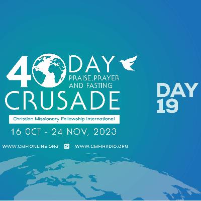 Day 19 || PFC2023 ||1. Praise and thanksgiving to God for wisdom on bro Theodore A. (Henriette M)