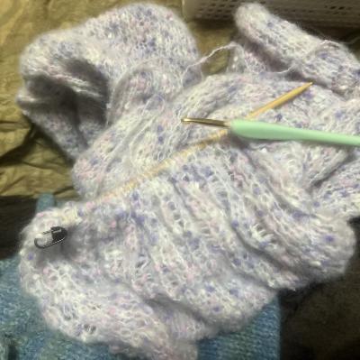 ハンドメイド　マフラーの最終段階 from Radiotalk